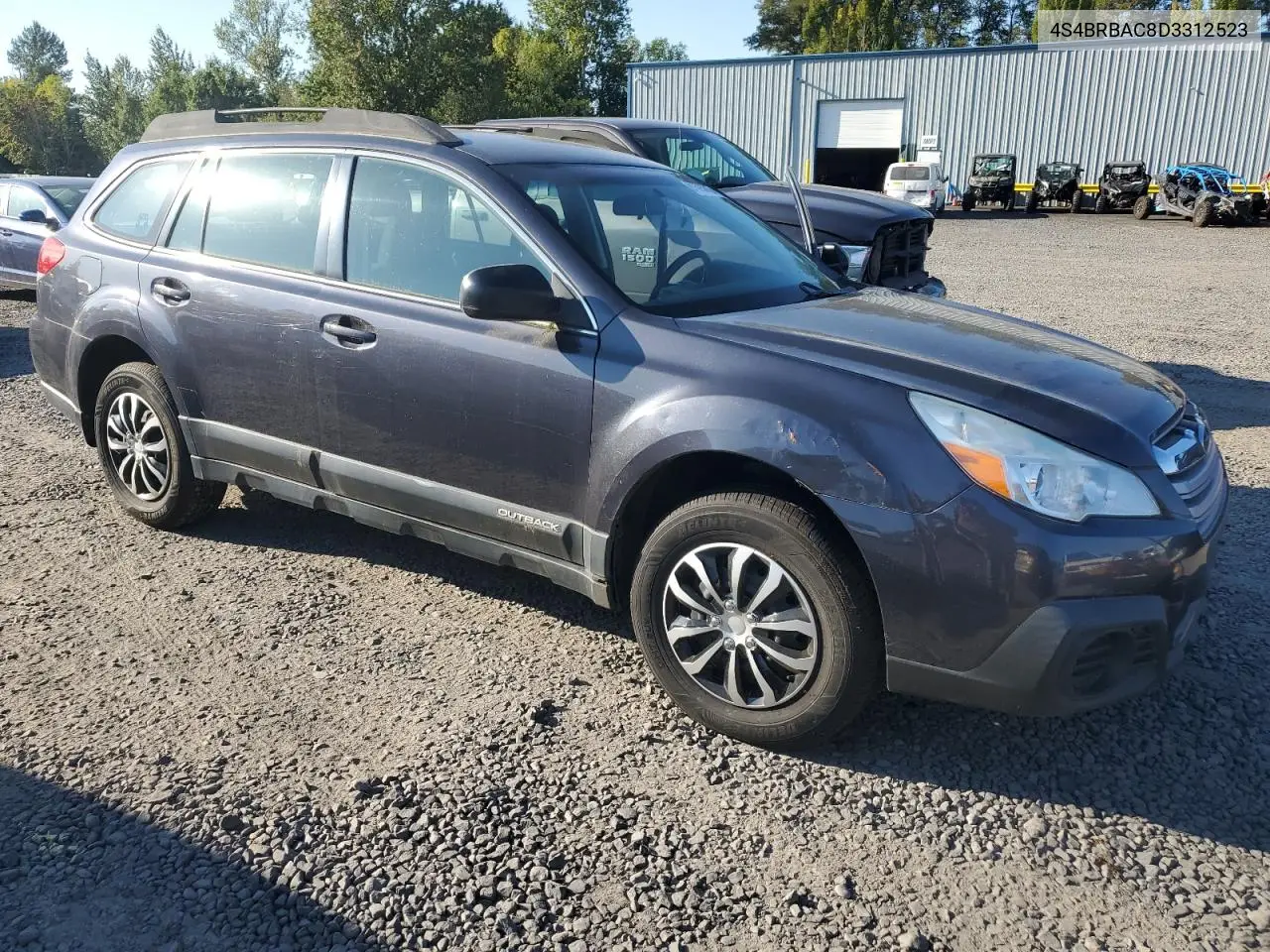 4S4BRBAC8D3312523 2013 Subaru Outback 2.5I