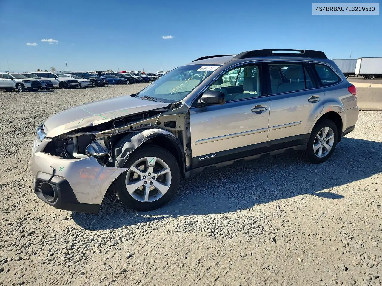 2014 Subaru Outback 2.5I VIN: 4S4BRBAC7E3209580 Lot: 60887436