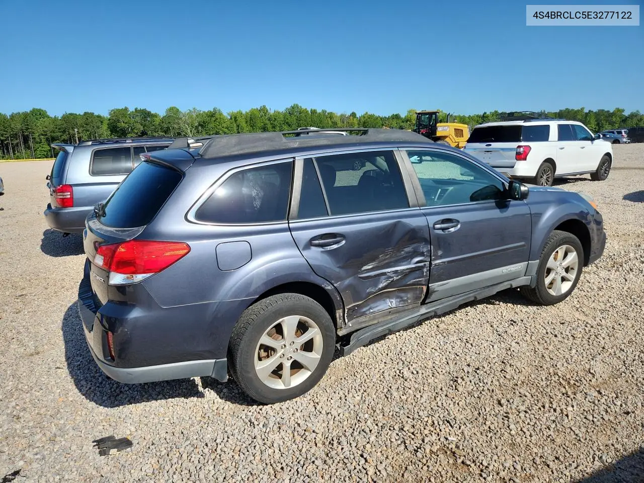 2014 Subaru Outback 2.5I Limited VIN: 4S4BRCLC5E3277122 Lot: 61292206