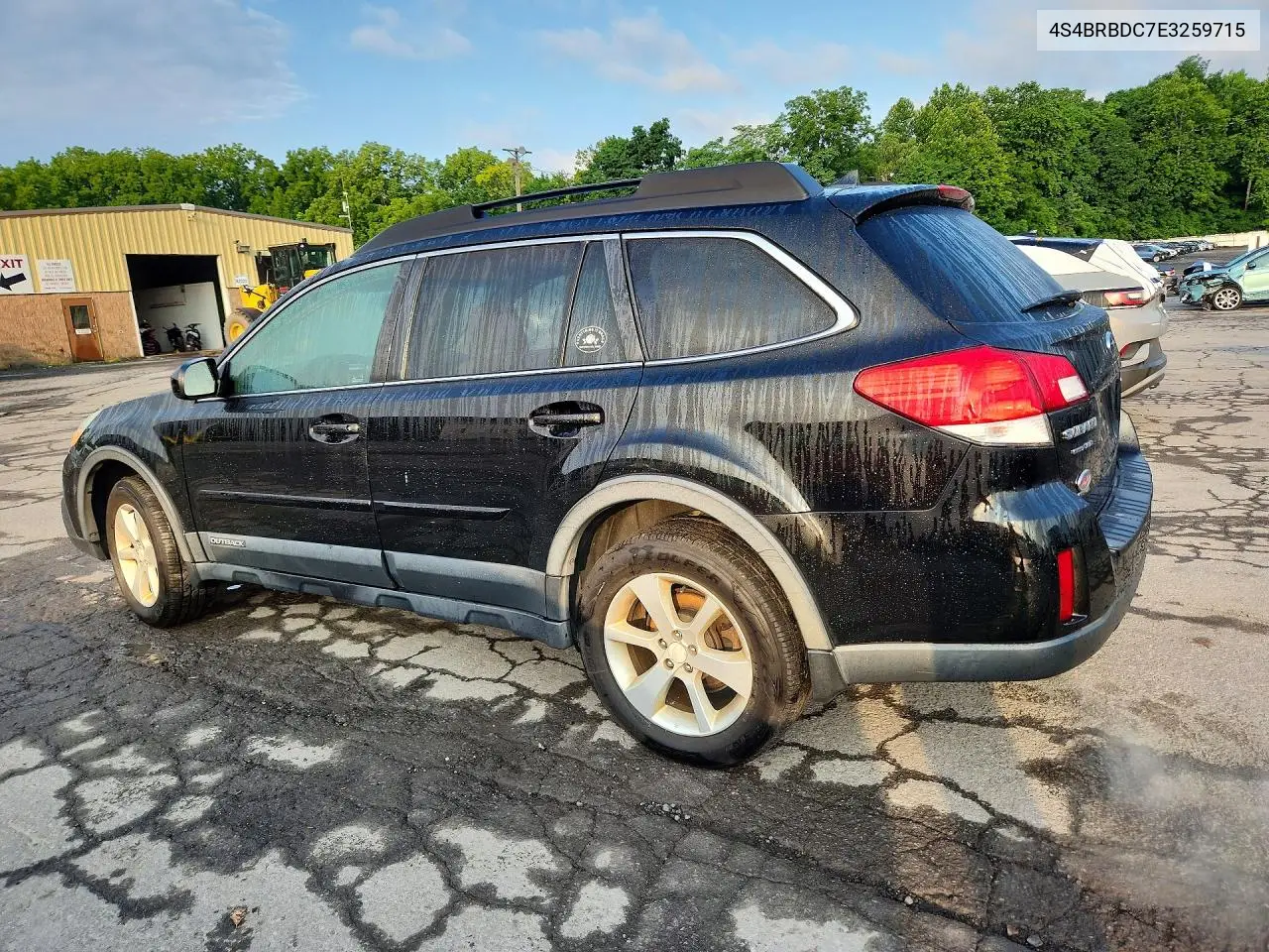 2014 Subaru Outback 2.5I Premium VIN: 4S4BRBDC7E3259715 Lot: 61663316