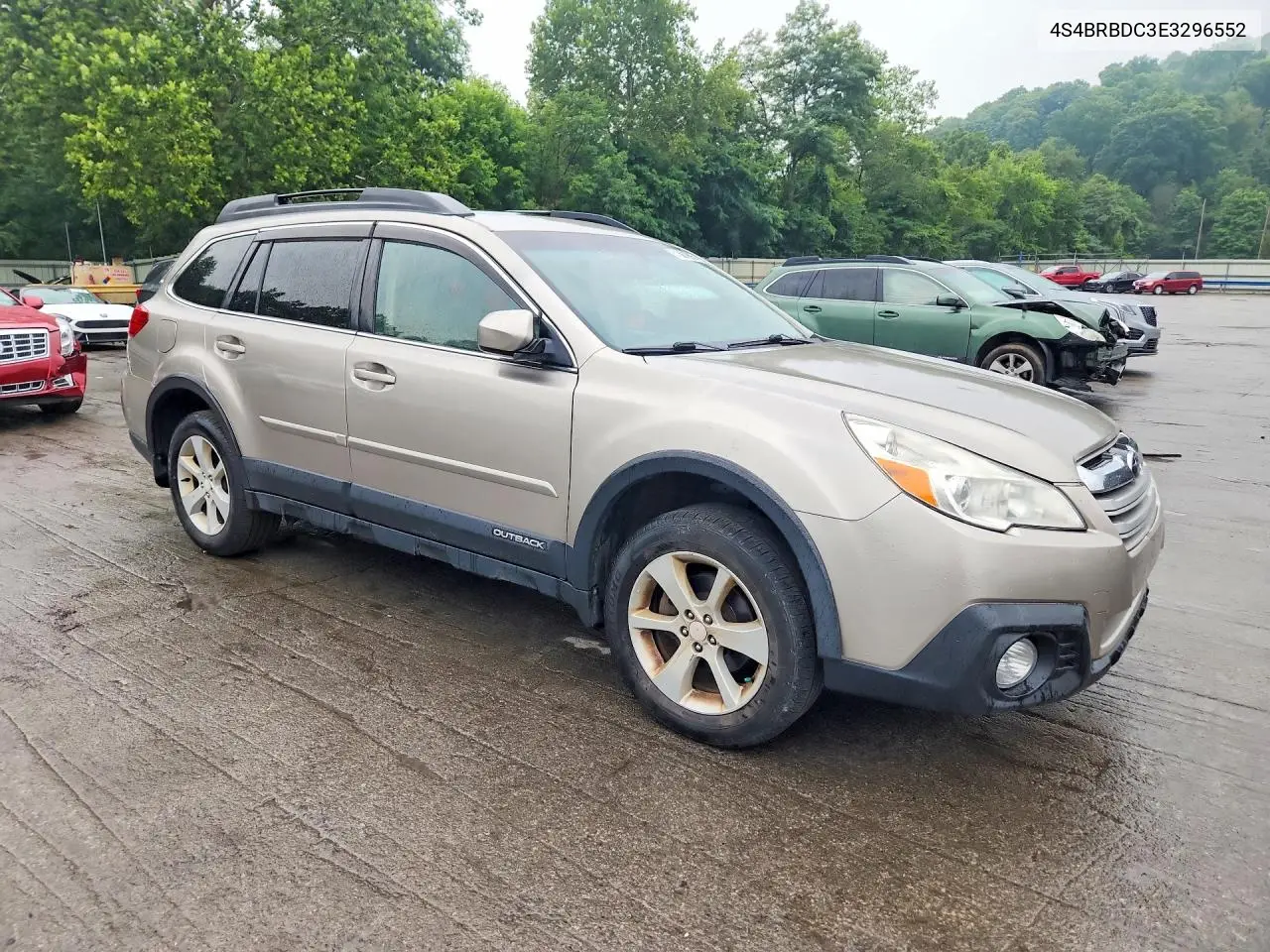2014 Subaru Outback 2.5I Premium VIN: 4S4BRBDC3E3296552 Lot: 61681996