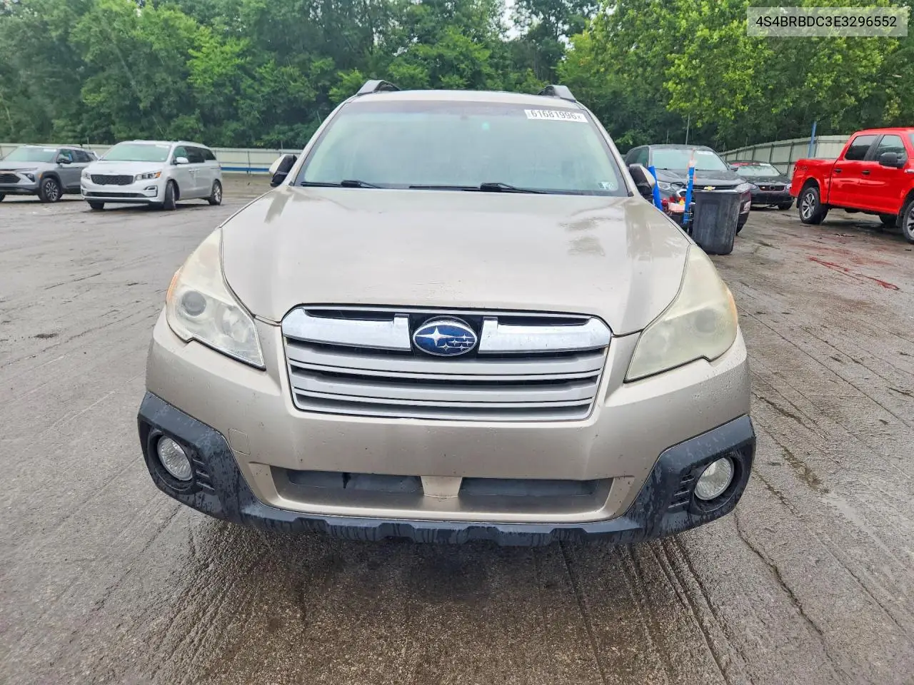 2014 Subaru Outback 2.5I Premium VIN: 4S4BRBDC3E3296552 Lot: 61681996