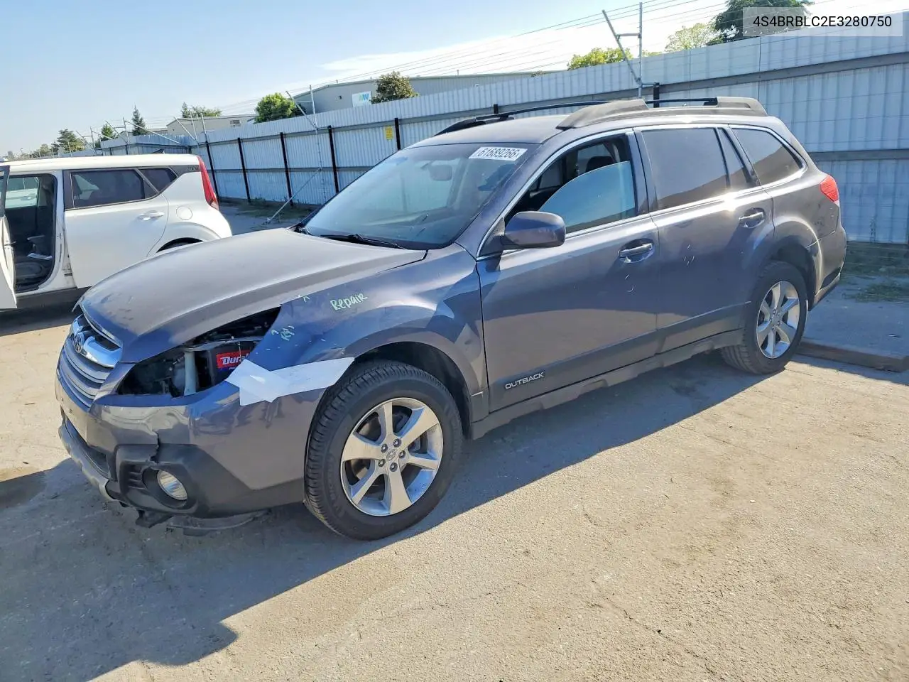 2014 Subaru Outback 2.5I Limited VIN: 4S4BRBLC2E3280750 Lot: 61689266