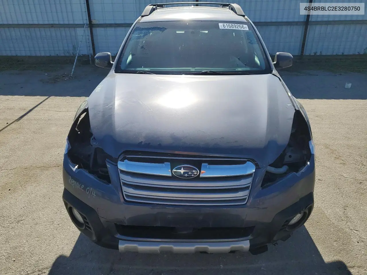 2014 Subaru Outback 2.5I Limited VIN: 4S4BRBLC2E3280750 Lot: 61689266
