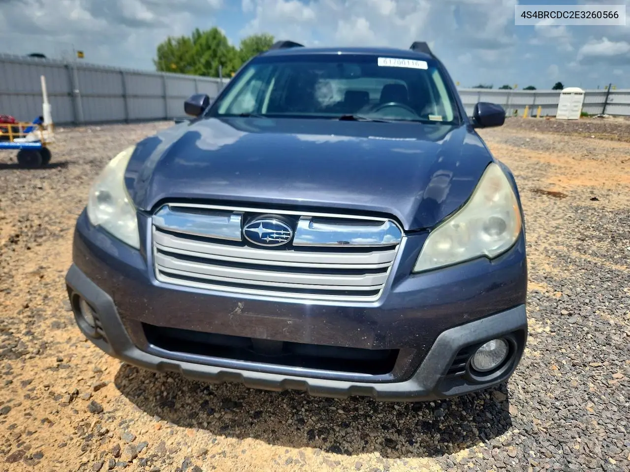 2014 Subaru Outback 2.5I Premium VIN: 4S4BRCDC2E3260566 Lot: 61700116
