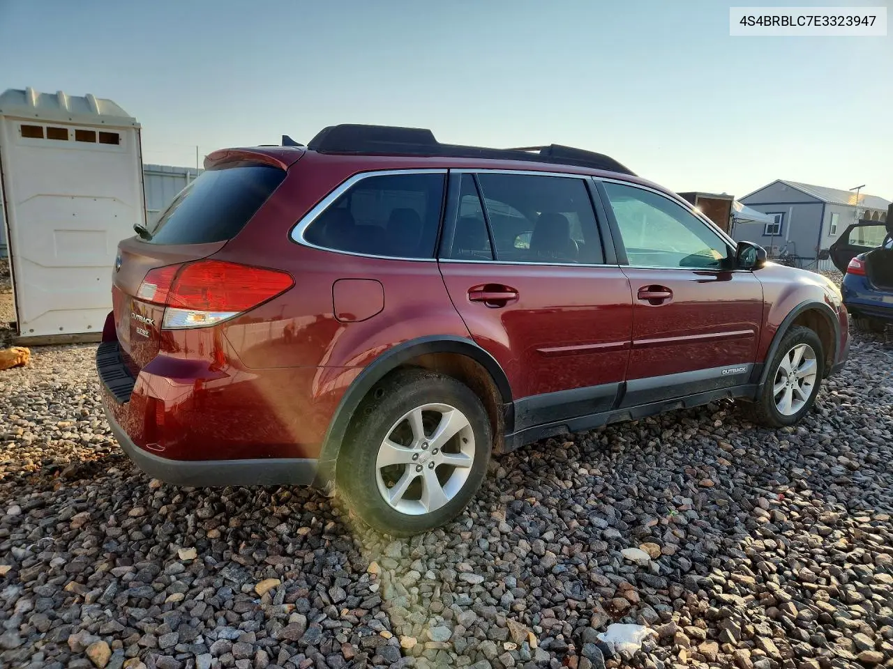 2014 Subaru Outback 2.5I Limited VIN: 4S4BRBLC7E3323947 Lot: 61967346