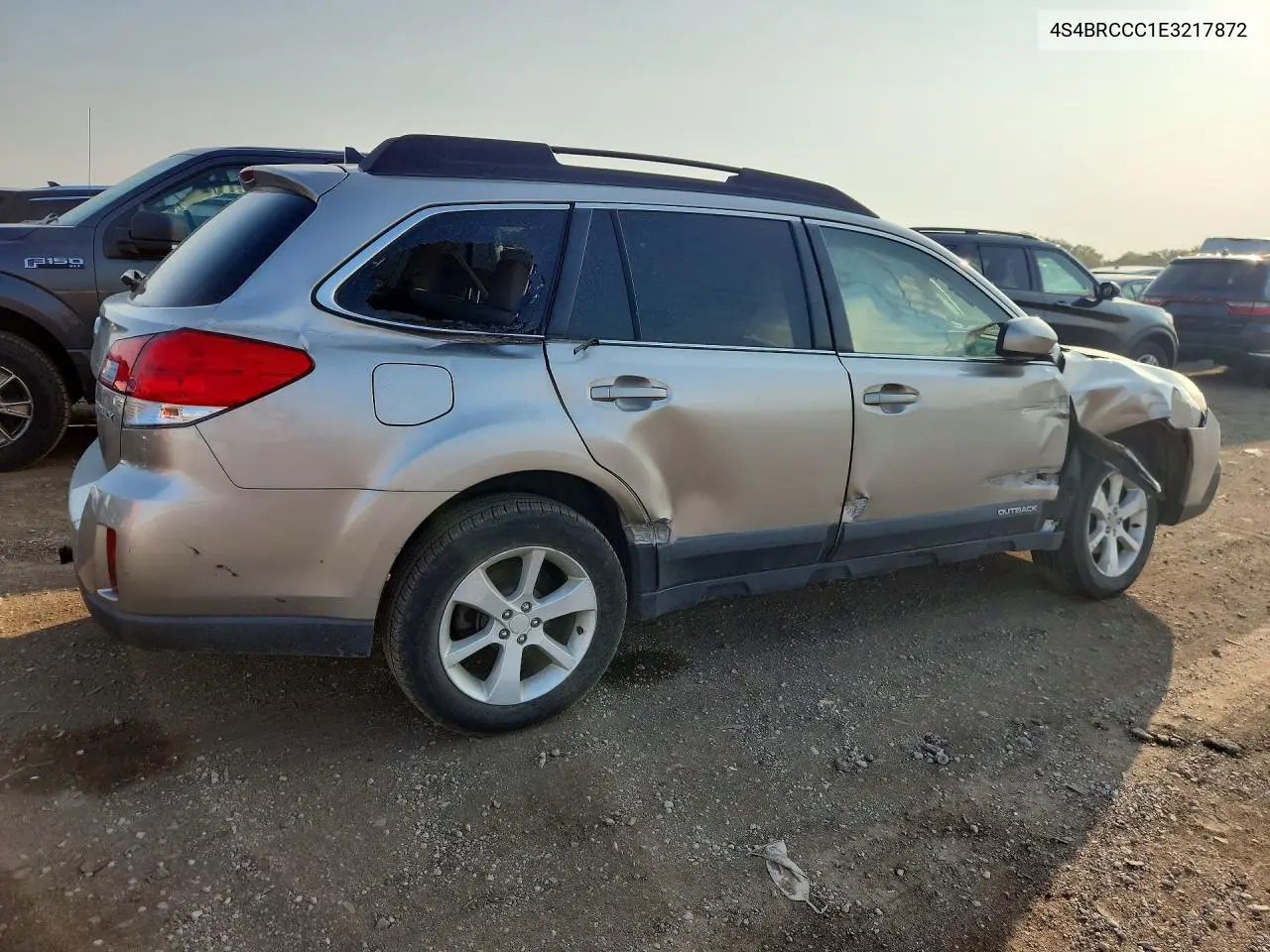 2014 Subaru Outback 2.5I Premium VIN: 4S4BRCCC1E3217872 Lot: 61980296