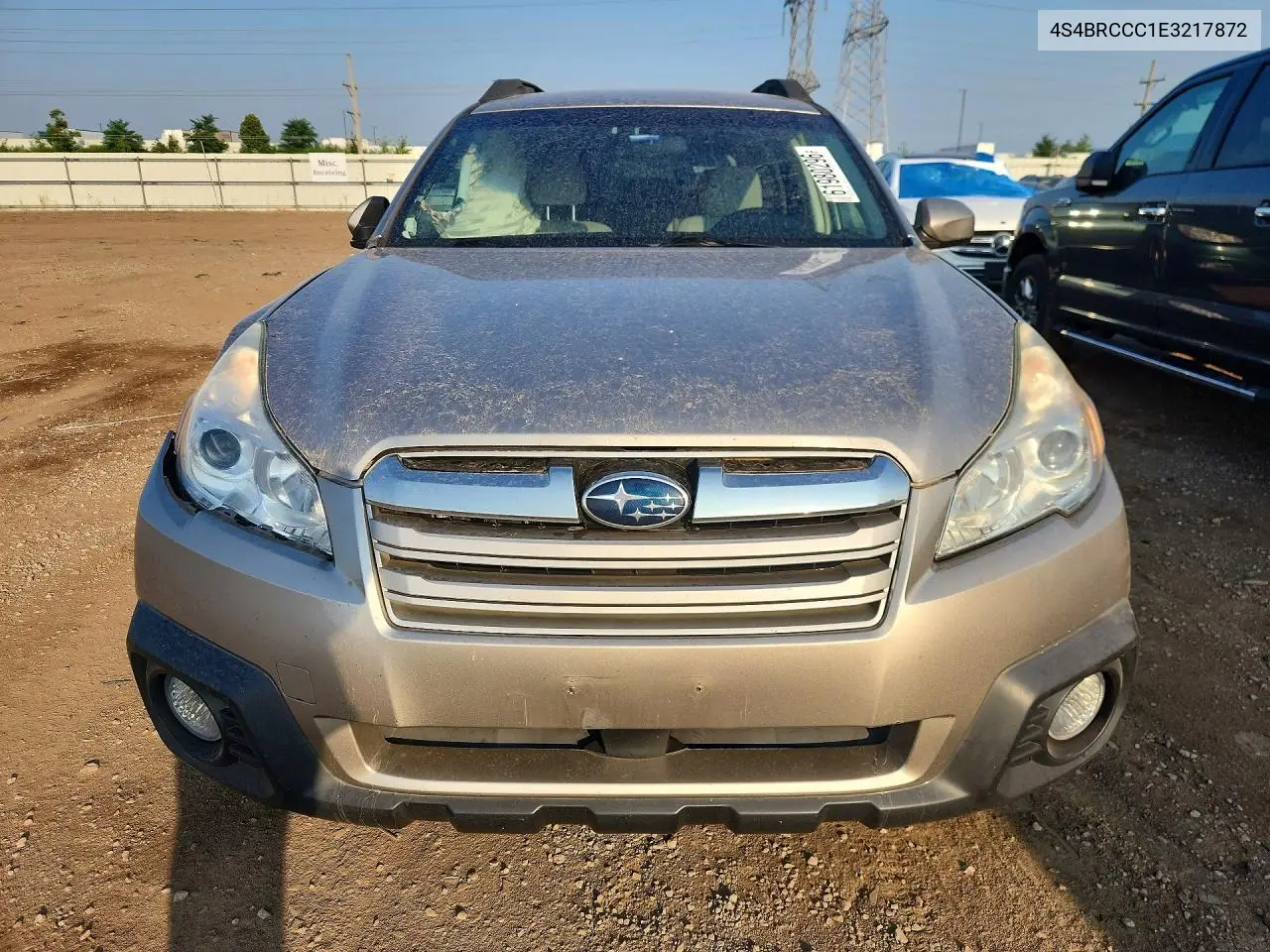 2014 Subaru Outback 2.5I Premium VIN: 4S4BRCCC1E3217872 Lot: 61980296