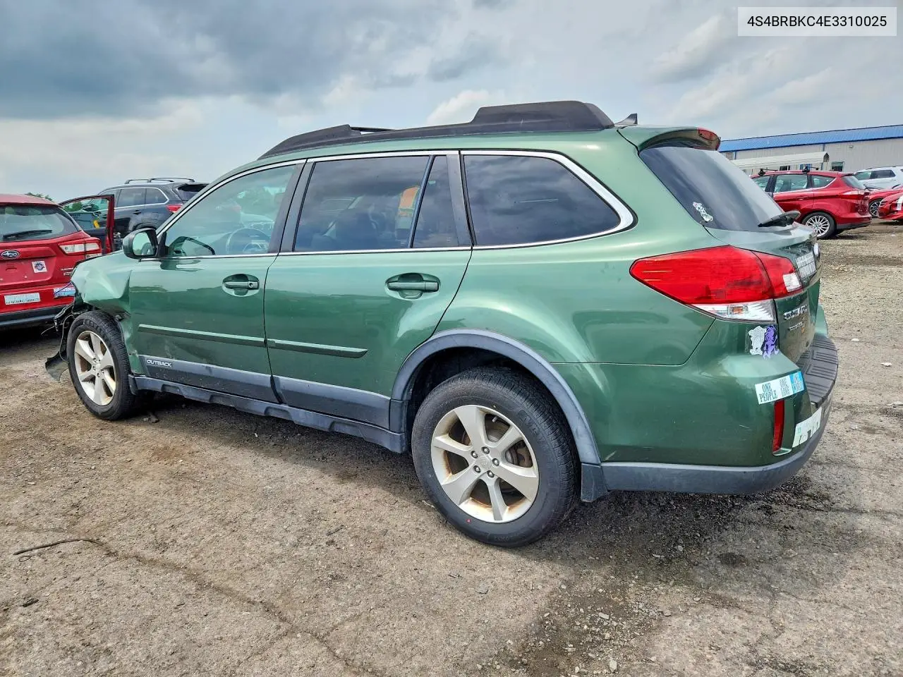 2014 Subaru Outback 2.5I Limited VIN: 4S4BRBKC4E3310025 Lot: 62148826