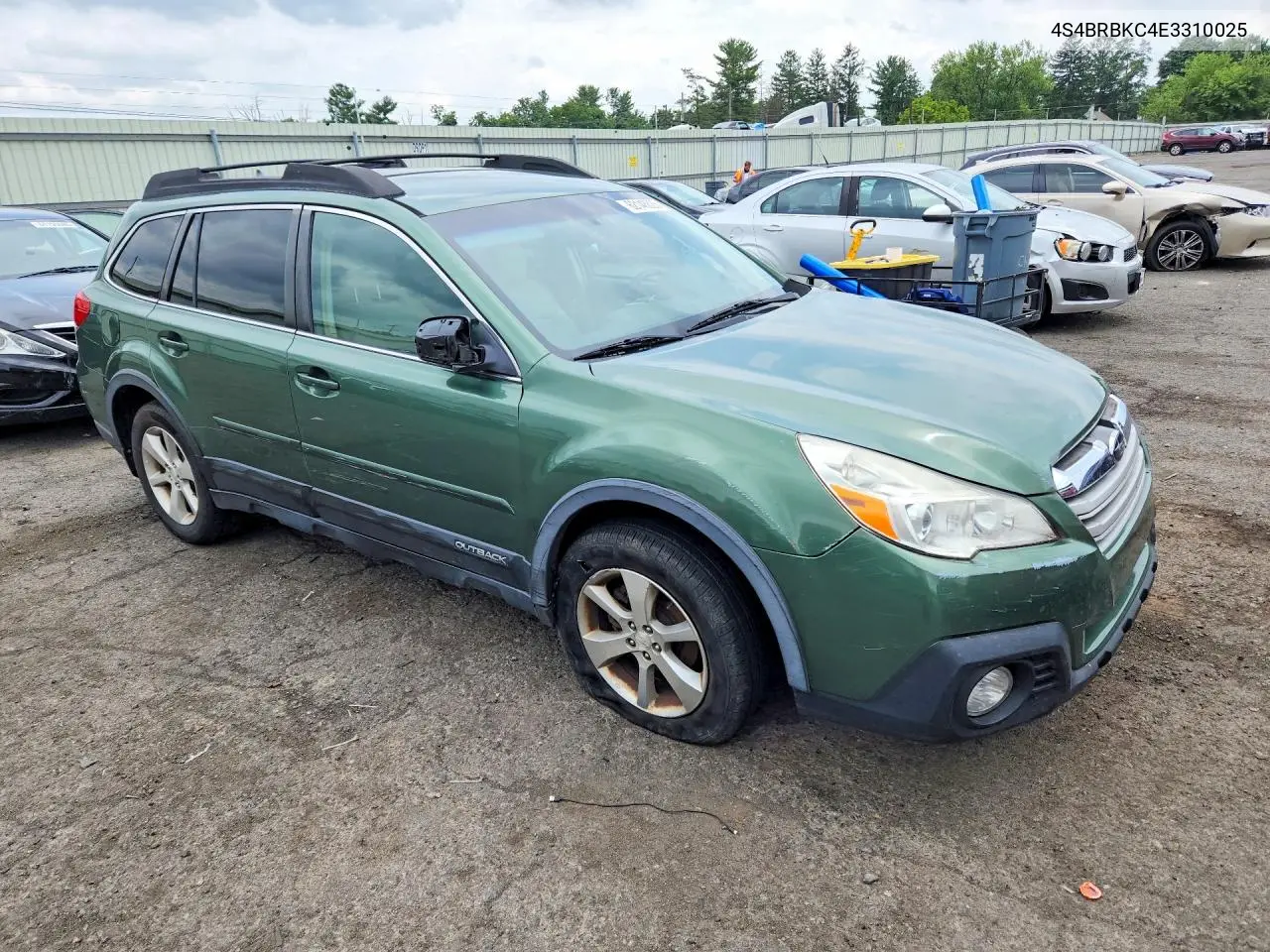 2014 Subaru Outback 2.5I Limited VIN: 4S4BRBKC4E3310025 Lot: 62148826