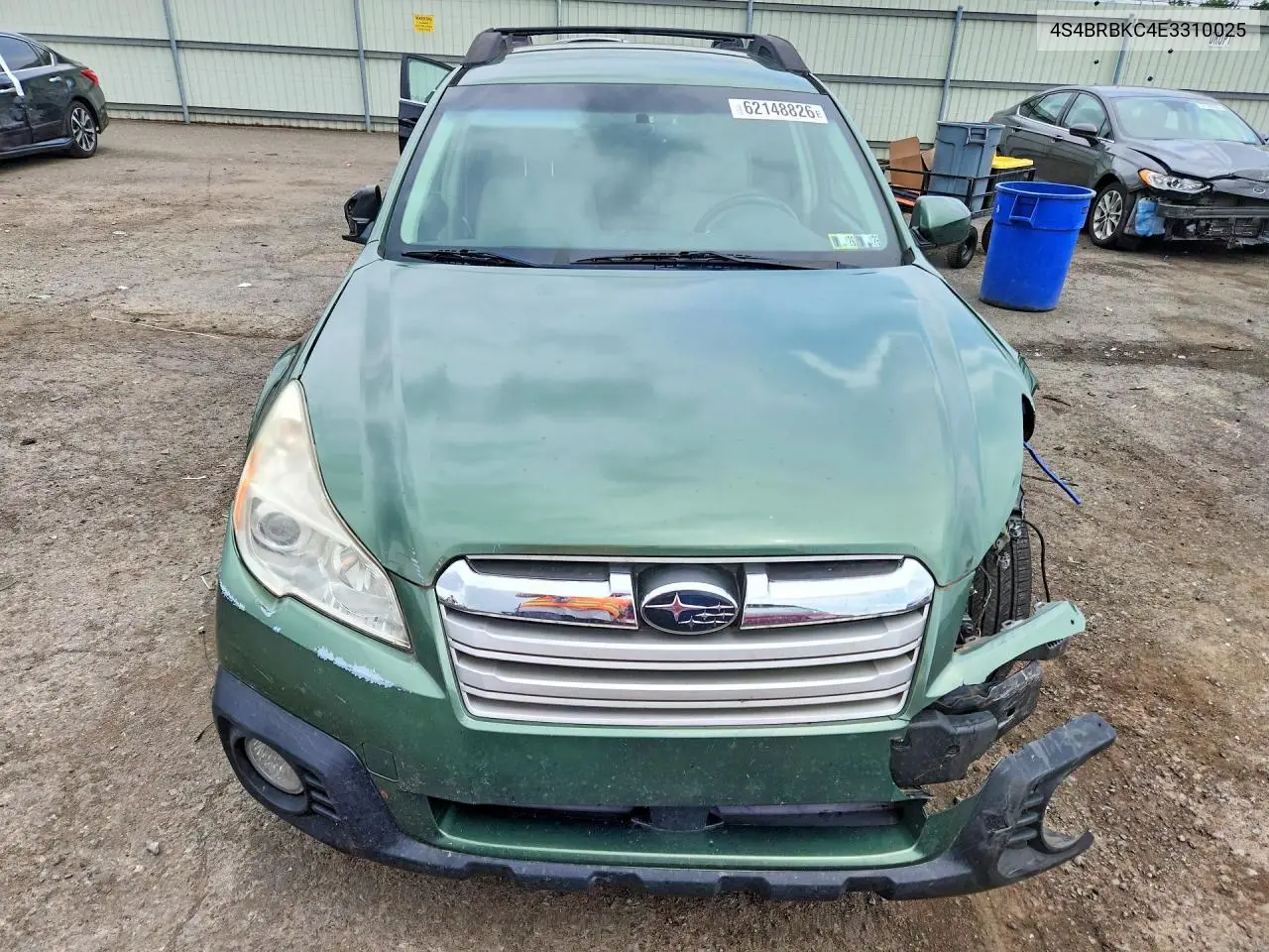 2014 Subaru Outback 2.5I Limited VIN: 4S4BRBKC4E3310025 Lot: 62148826