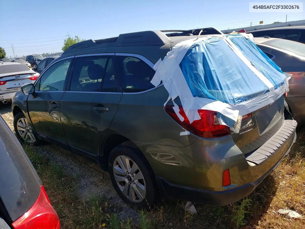4S4BSAFC2F3302676 2015 Subaru Outback 2.5I Premium