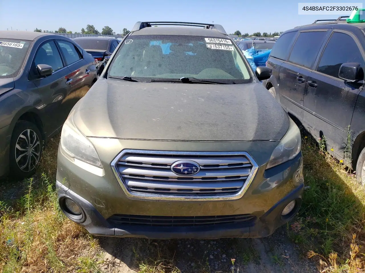 4S4BSAFC2F3302676 2015 Subaru Outback 2.5I Premium