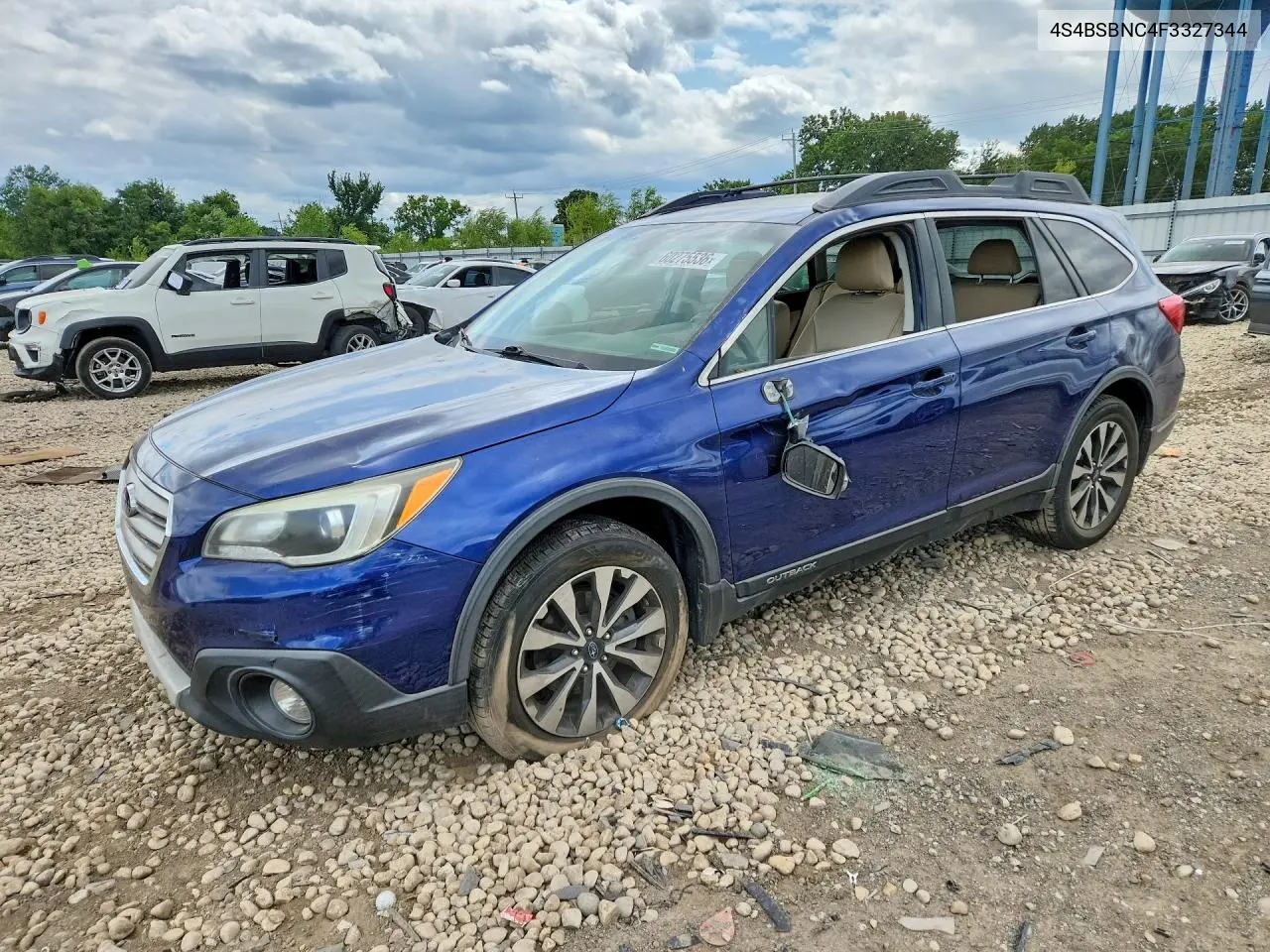 2015 Subaru Outback 2.5I Limited VIN: 4S4BSBNC4F3327344 Lot: 60275536