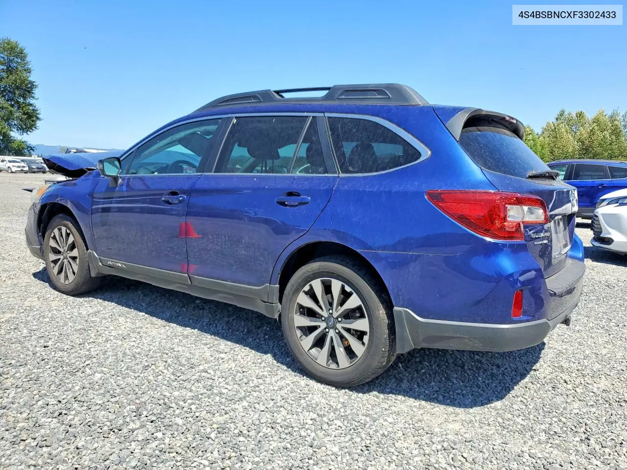 2015 Subaru Outback 2.5I Limited VIN: 4S4BSBNCXF3302433 Lot: 61000486