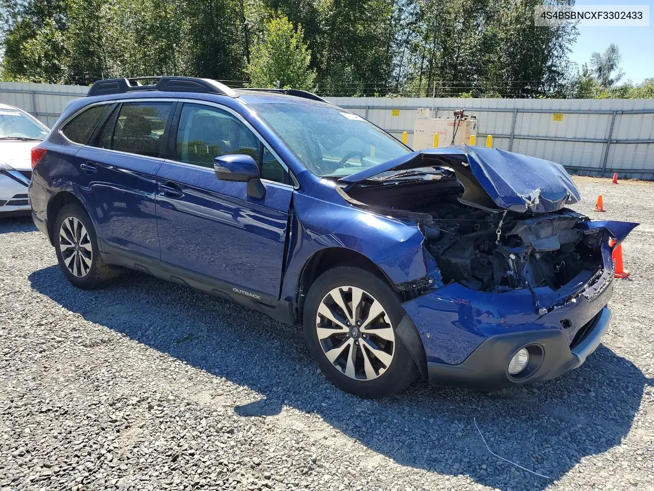 2015 Subaru Outback 2.5I Limited VIN: 4S4BSBNCXF3302433 Lot: 61000486