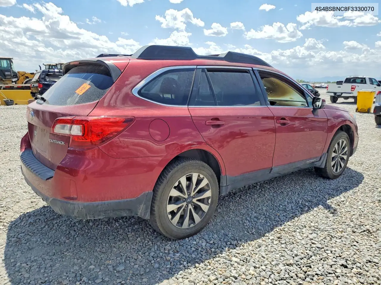 2015 Subaru Outback 2.5I Limited VIN: 4S4BSBNC8F3330070 Lot: 61087896