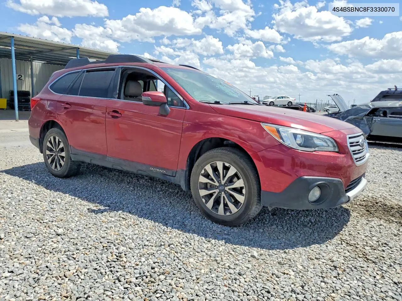 2015 Subaru Outback 2.5I Limited VIN: 4S4BSBNC8F3330070 Lot: 61087896