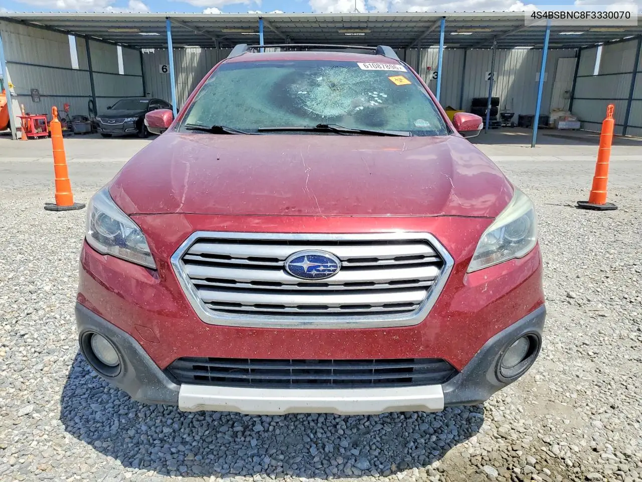 2015 Subaru Outback 2.5I Limited VIN: 4S4BSBNC8F3330070 Lot: 61087896