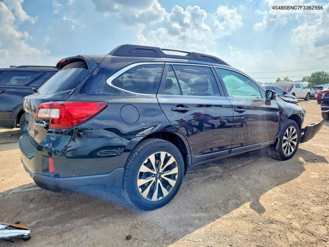 2015 Subaru Outback 2.5I Limited VIN: 4S4BSBNC7F3362556 Lot: 61198376