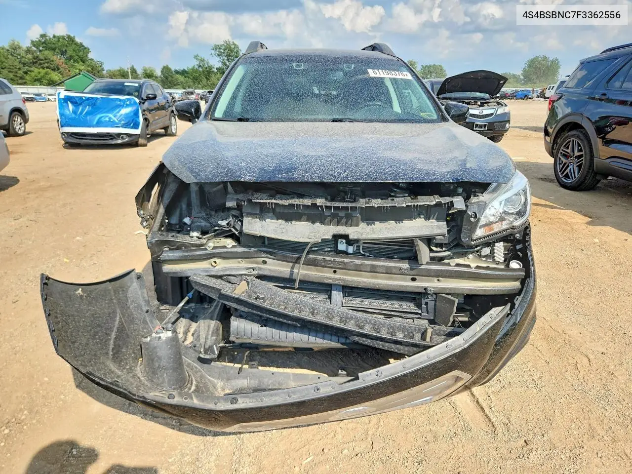 2015 Subaru Outback 2.5I Limited VIN: 4S4BSBNC7F3362556 Lot: 61198376