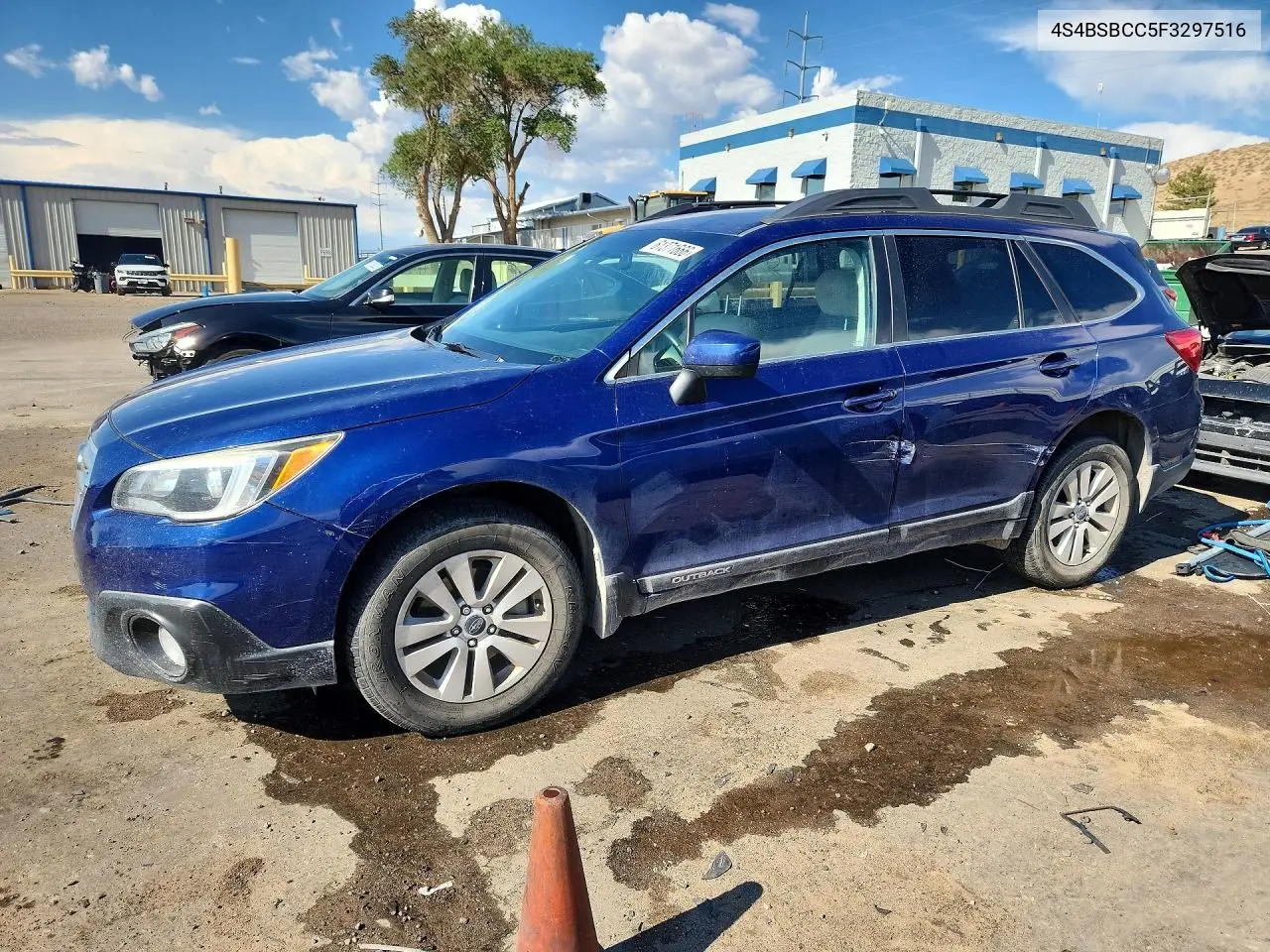 2015 Subaru Outback 2.5I Premium VIN: 4S4BSBCC5F3297516 Lot: 61371666