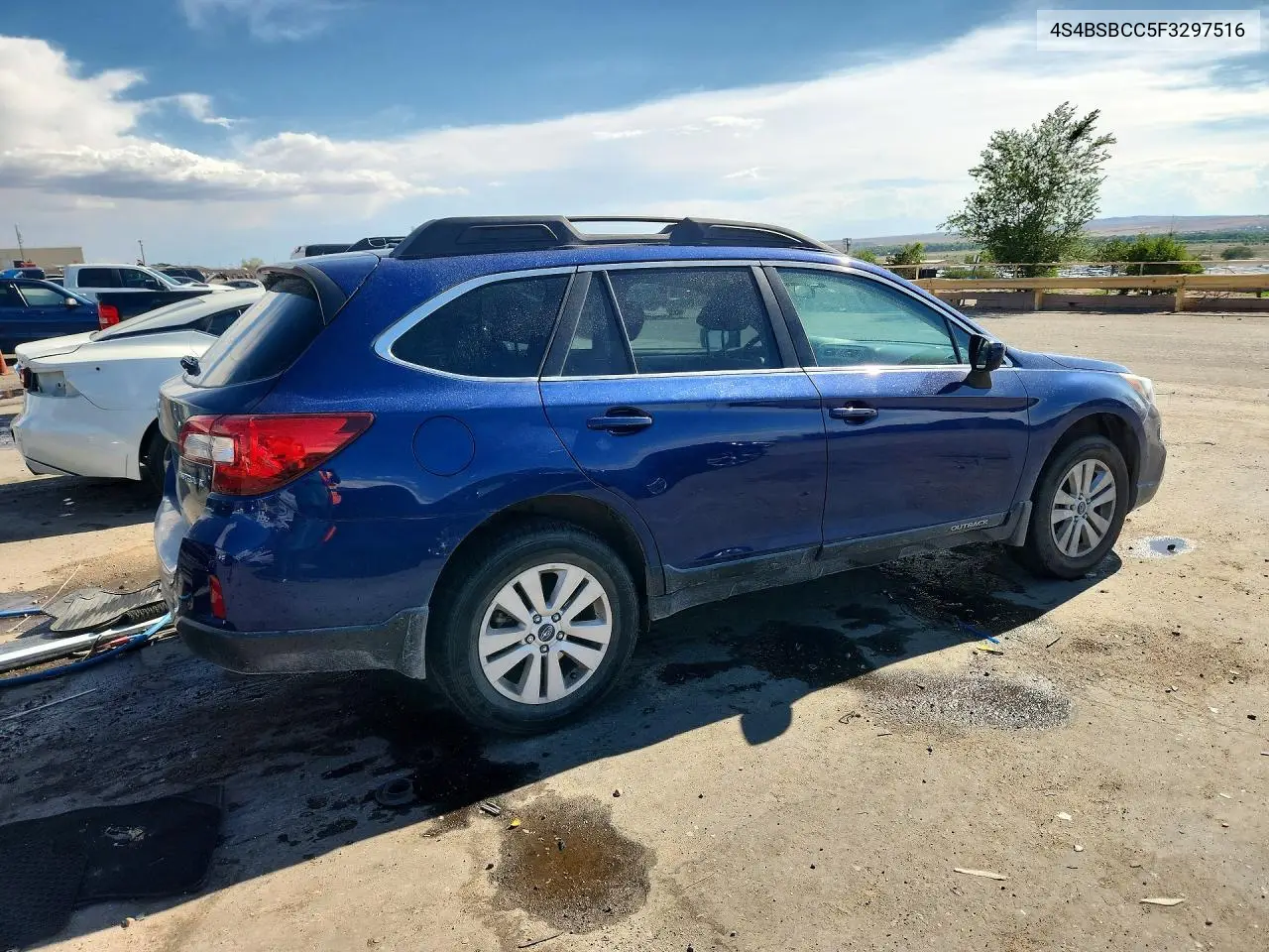 2015 Subaru Outback 2.5I Premium VIN: 4S4BSBCC5F3297516 Lot: 61371666
