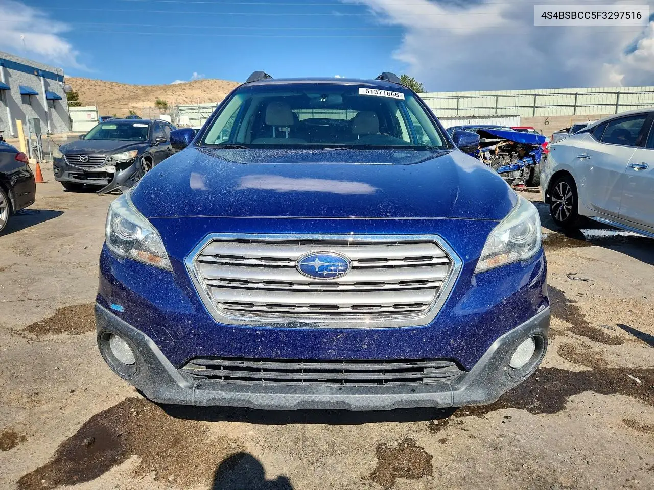 2015 Subaru Outback 2.5I Premium VIN: 4S4BSBCC5F3297516 Lot: 61371666