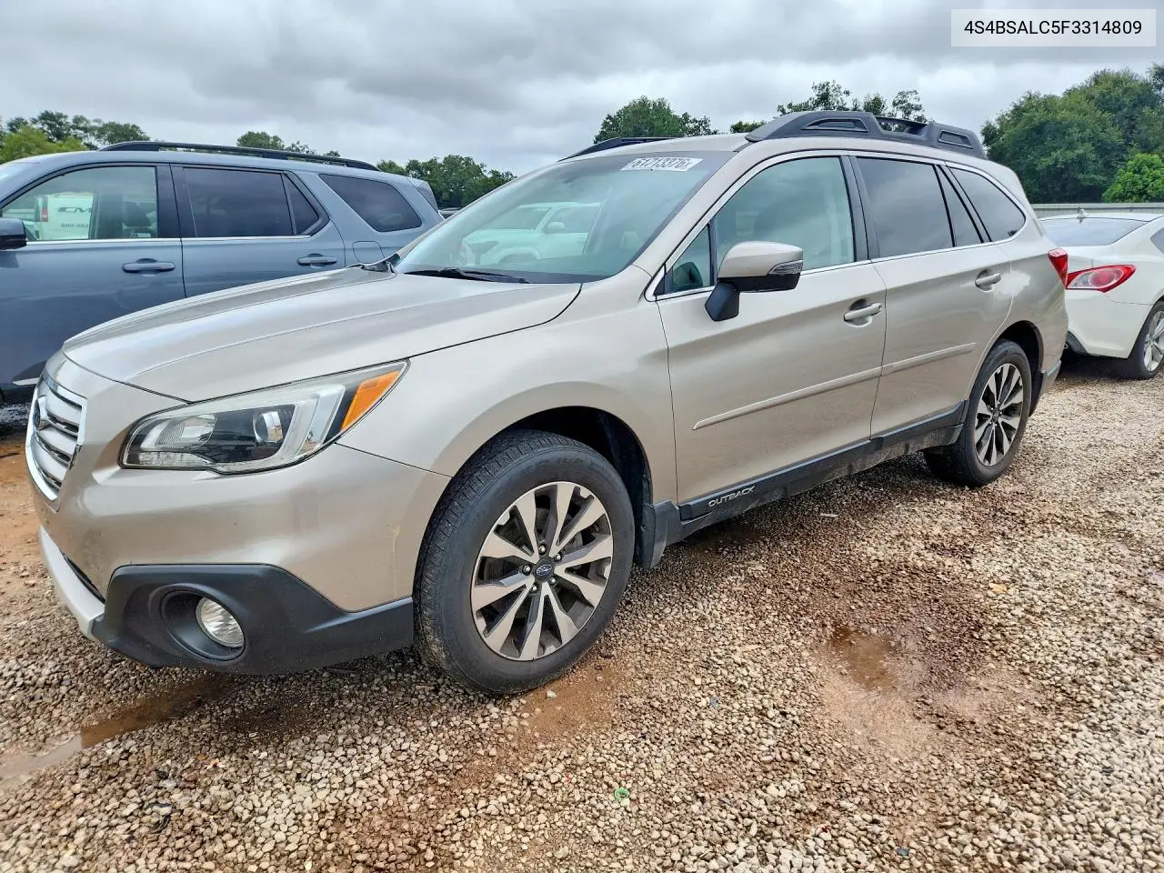 2015 Subaru Outback 2.5I Limited VIN: 4S4BSALC5F3314809 Lot: 61713376