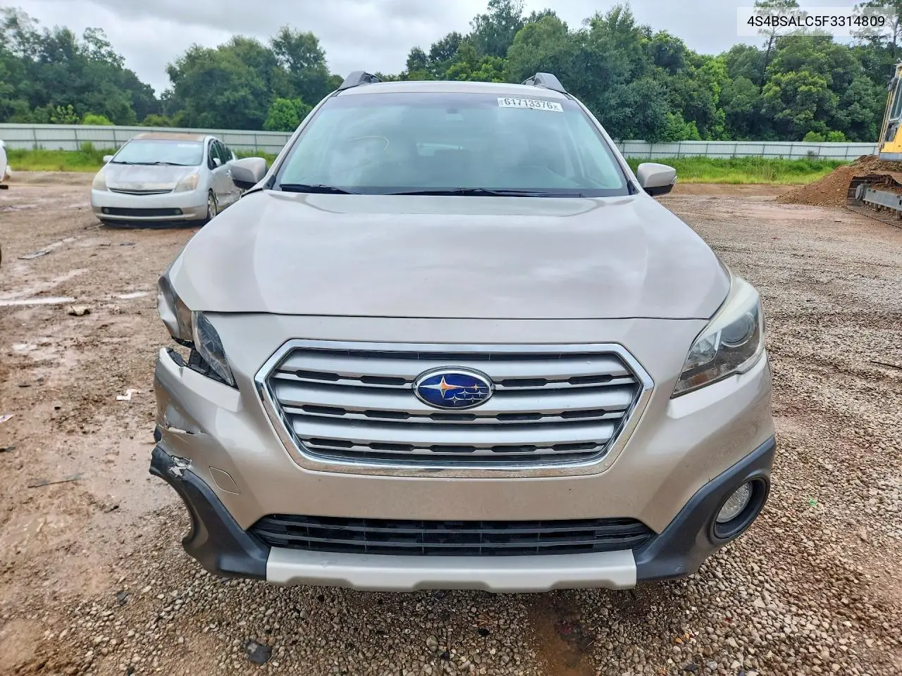 2015 Subaru Outback 2.5I Limited VIN: 4S4BSALC5F3314809 Lot: 61713376