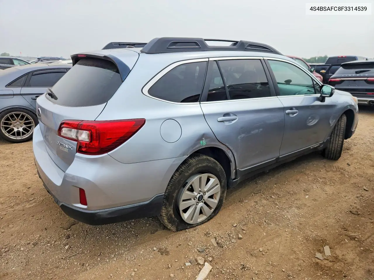 2015 Subaru Outback VIN: 4S4BSAFC8F3314539 Lot: 61727126
