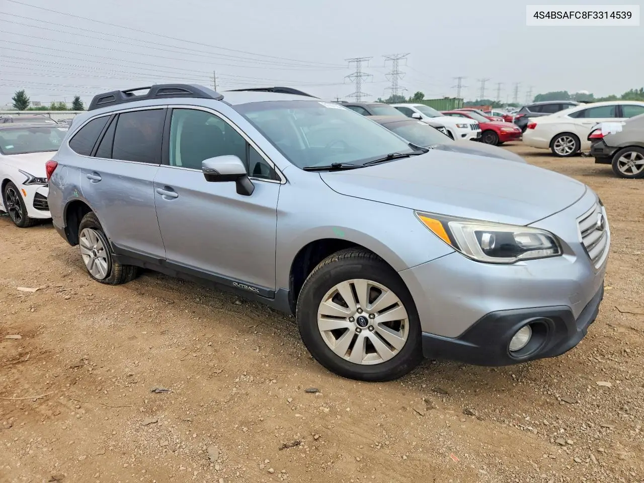 2015 Subaru Outback VIN: 4S4BSAFC8F3314539 Lot: 61727126