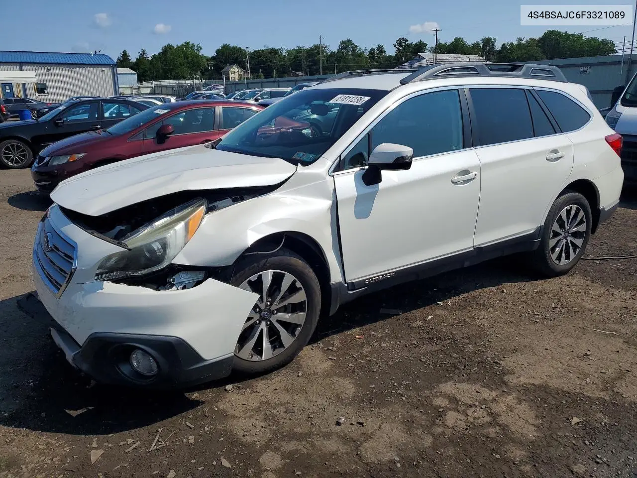 2015 Subaru Outback 2.5I Limited VIN: 4S4BSAJC6F3321089 Lot: 61811236