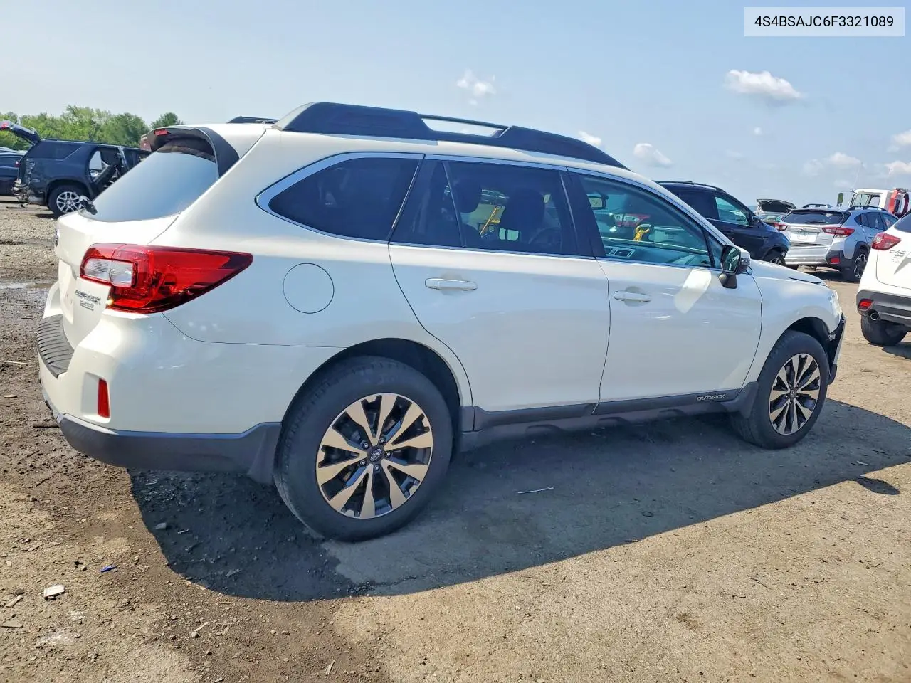 2015 Subaru Outback 2.5I Limited VIN: 4S4BSAJC6F3321089 Lot: 61811236