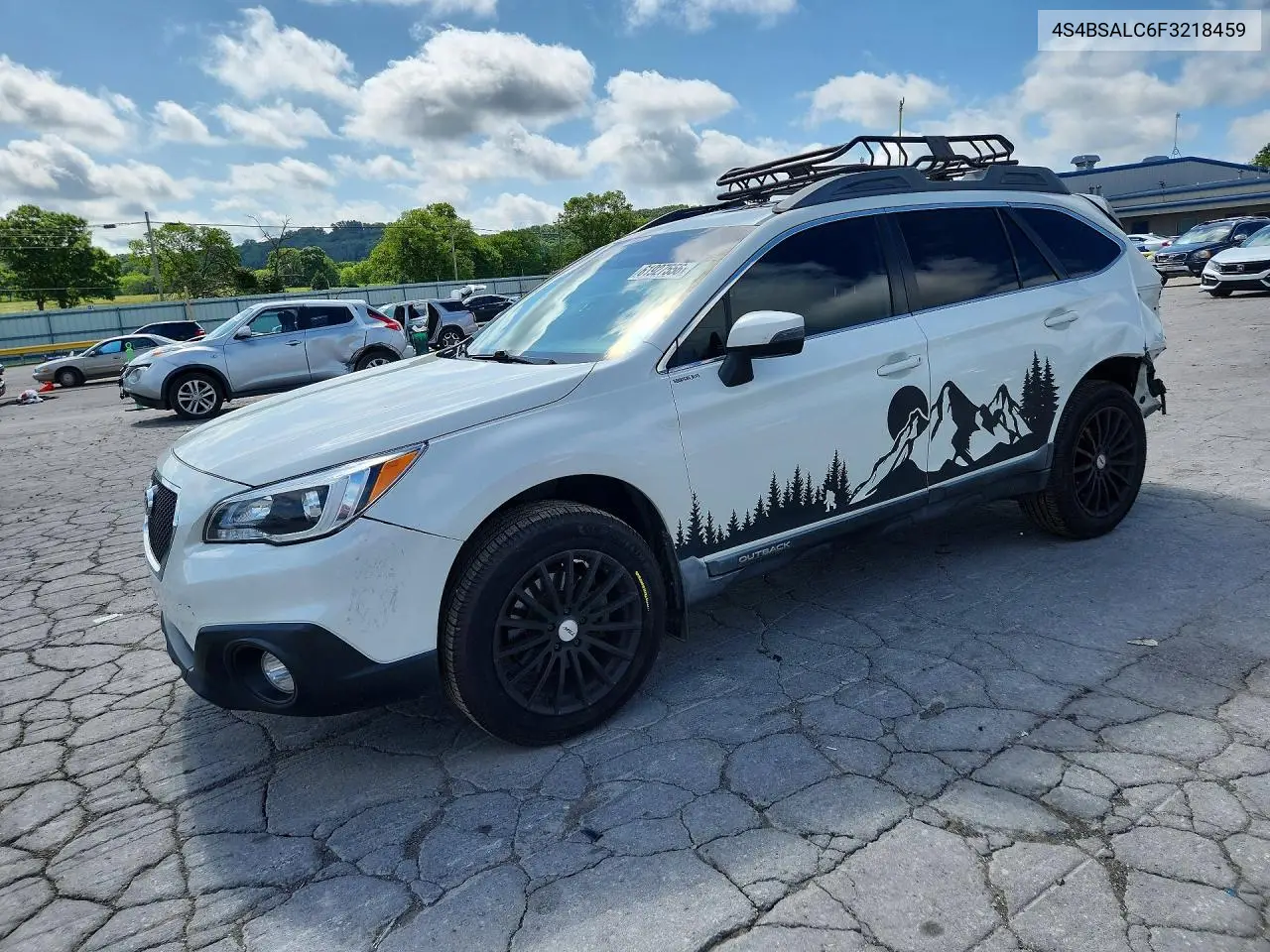 2015 Subaru Outback 2.5I Limited VIN: 4S4BSALC6F3218459 Lot: 61927556
