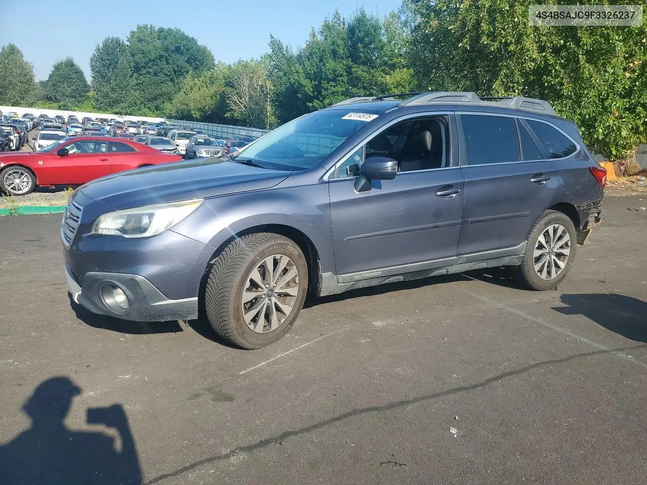 2015 Subaru Outback VIN: 4S4BSAJC9F3326237 Lot: 62114976