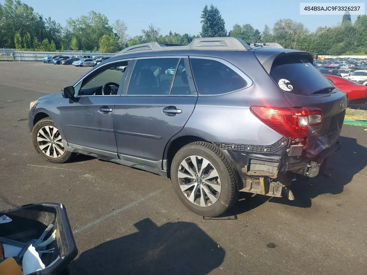 2015 Subaru Outback VIN: 4S4BSAJC9F3326237 Lot: 62114976
