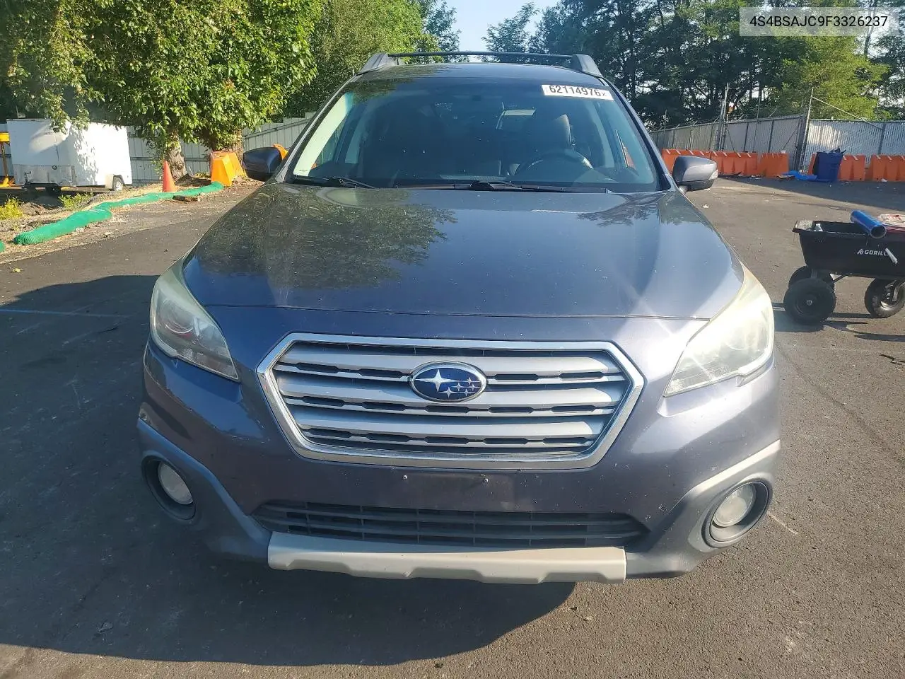 2015 Subaru Outback VIN: 4S4BSAJC9F3326237 Lot: 62114976
