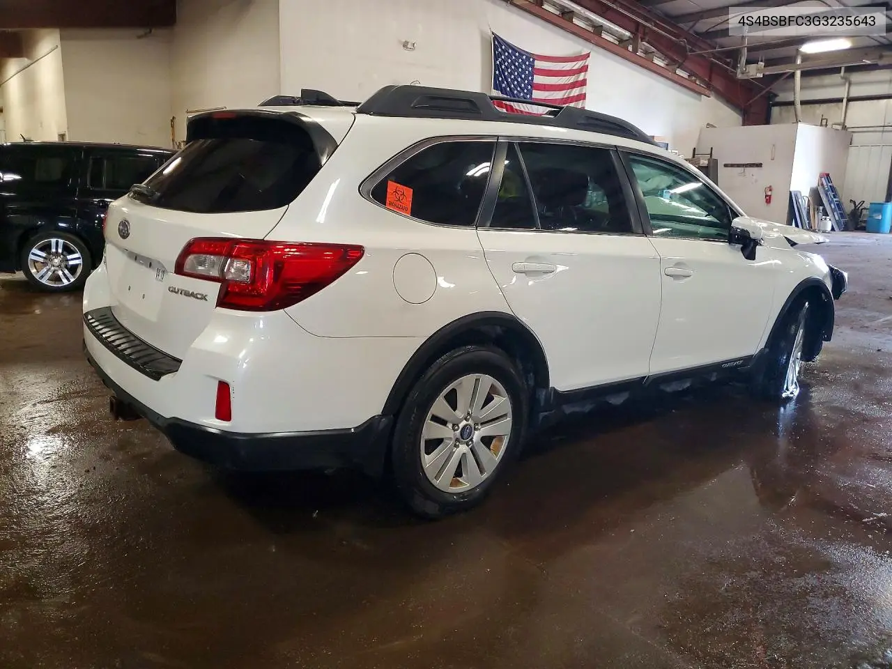 2016 Subaru Outback 2.5I Premium VIN: 4S4BSBFC3G3235643 Lot: 56877606