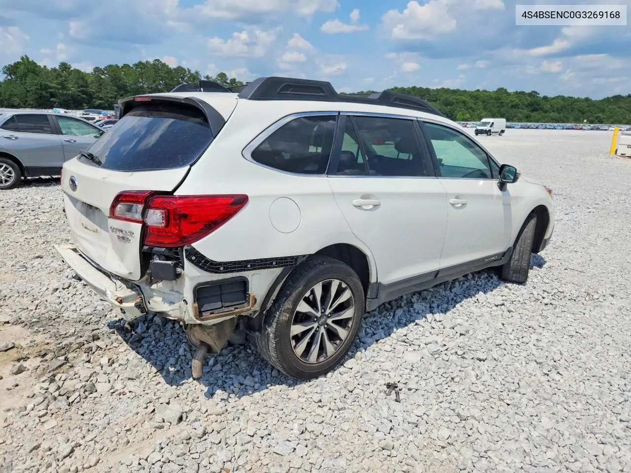 2016 Subaru Outback 3.6R Limited VIN: 4S4BSENC0G3269168 Lot: 59077096