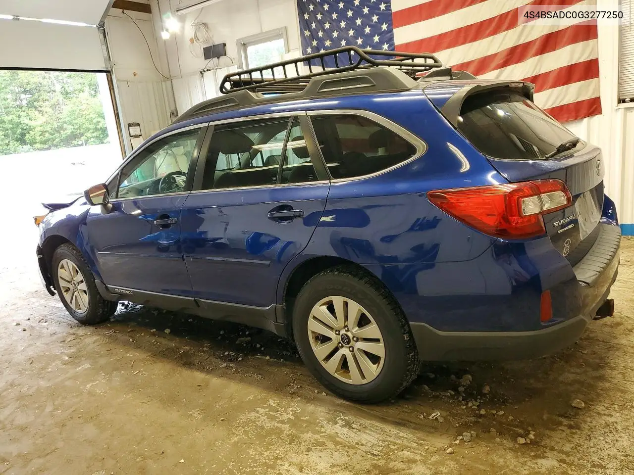 2016 Subaru Outback 2.5I Premium VIN: 4S4BSADC0G3277250 Lot: 60566566