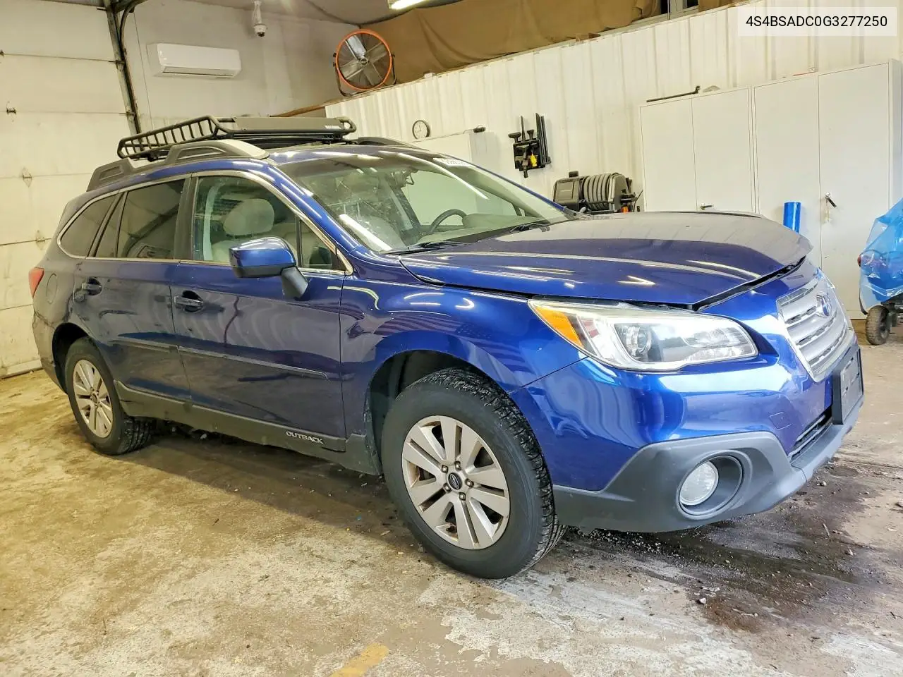 2016 Subaru Outback 2.5I Premium VIN: 4S4BSADC0G3277250 Lot: 60566566
