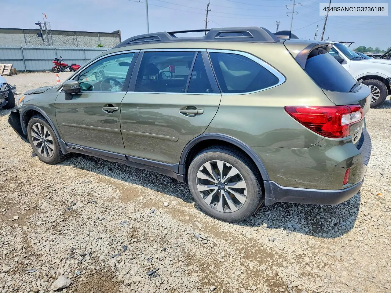 2016 Subaru Outback 2.5I Limited VIN: 4S4BSANC1G3236186 Lot: 61922086