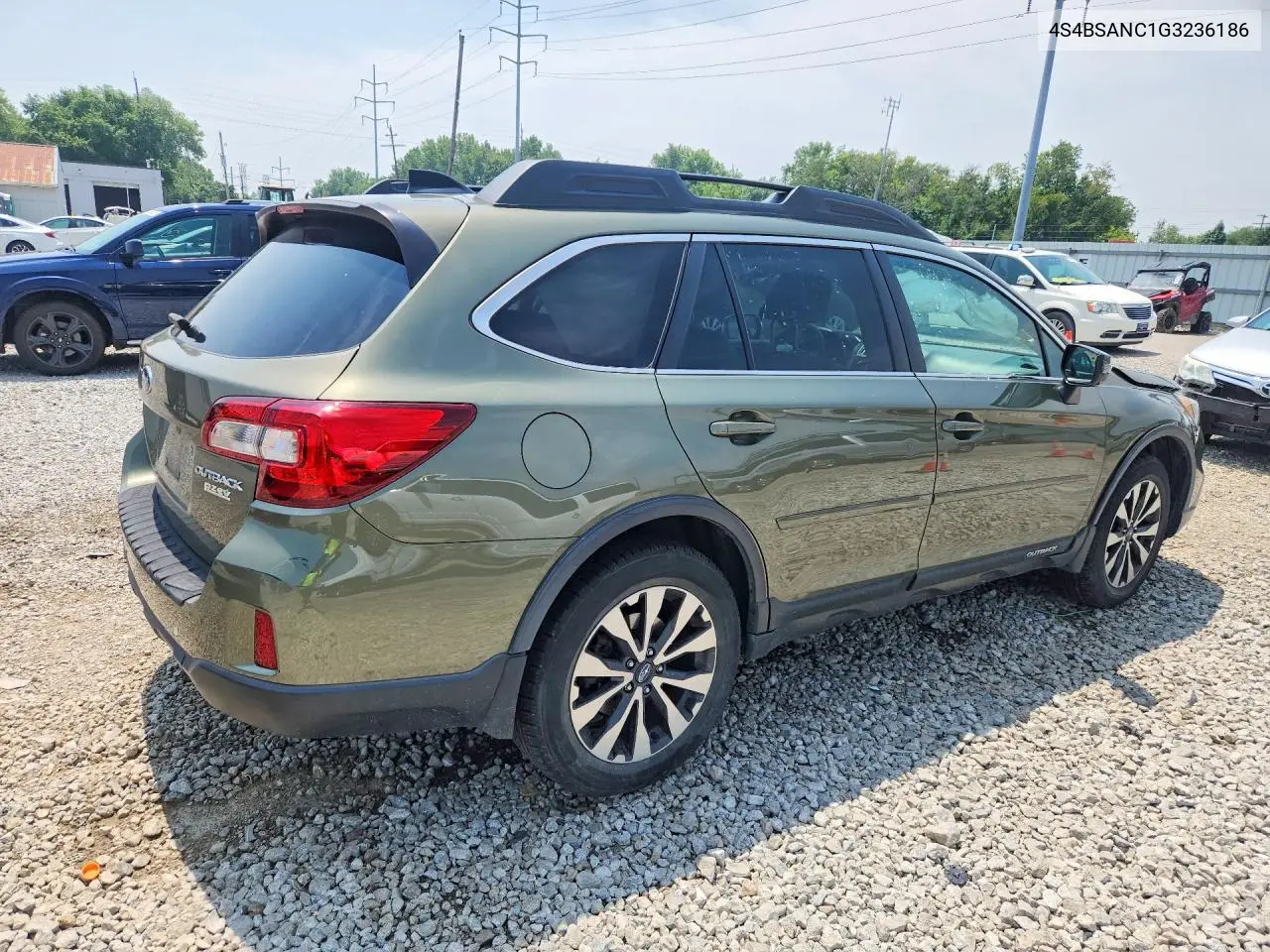 2016 Subaru Outback 2.5I Limited VIN: 4S4BSANC1G3236186 Lot: 61922086