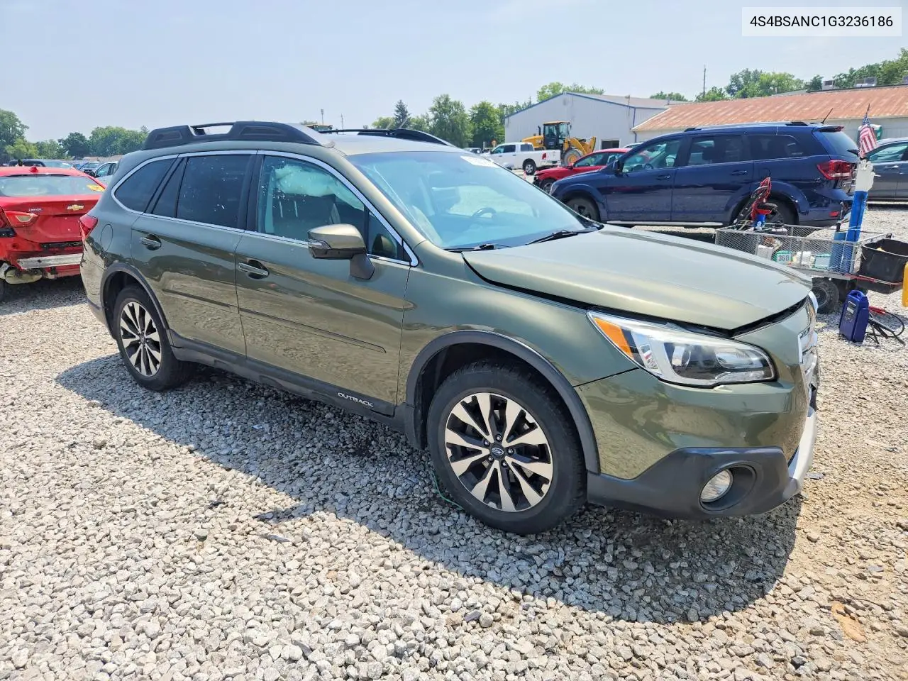 2016 Subaru Outback 2.5I Limited VIN: 4S4BSANC1G3236186 Lot: 61922086