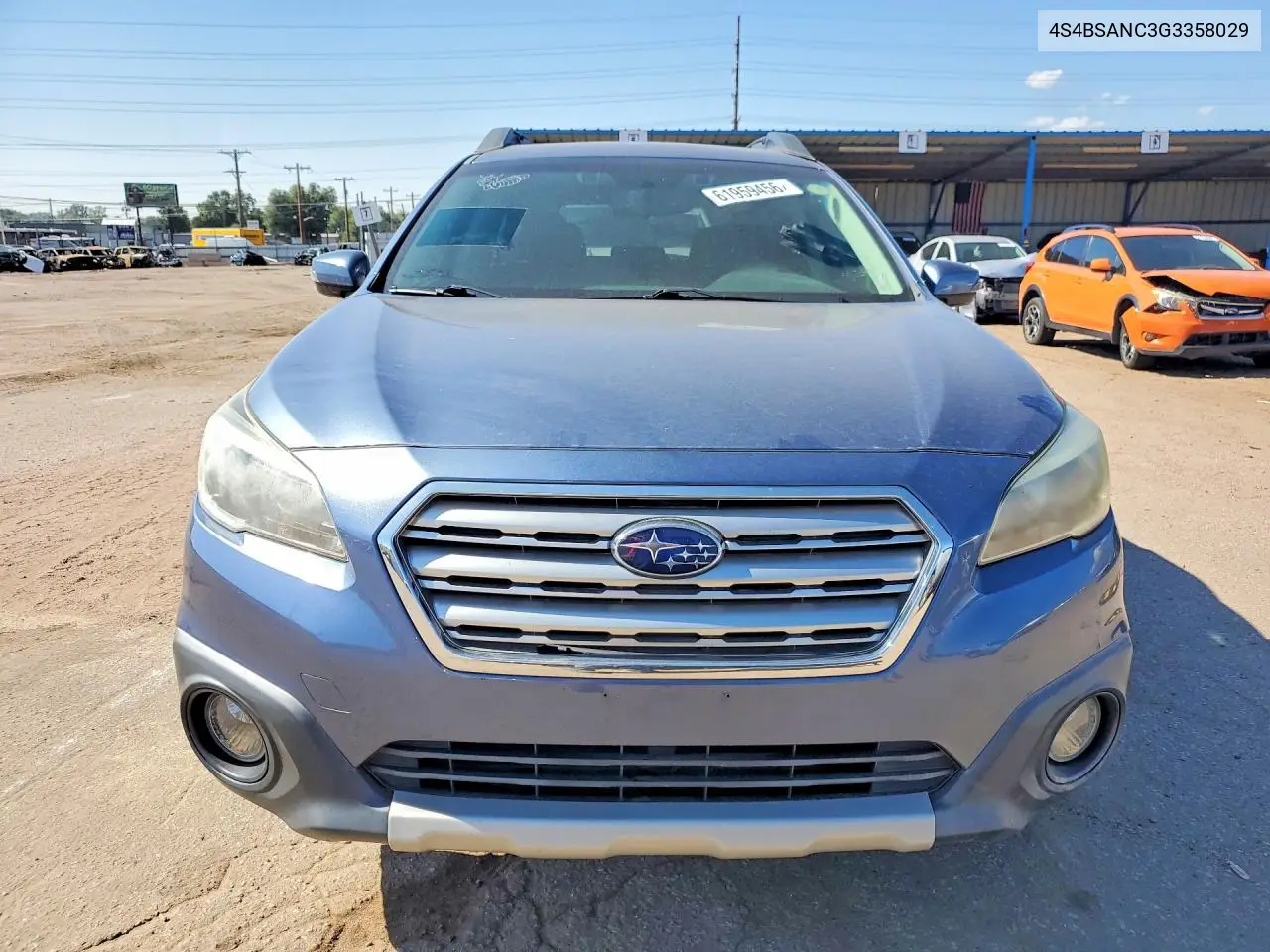 2016 Subaru Outback 2.5I Limited VIN: 4S4BSANC3G3358029 Lot: 61959456