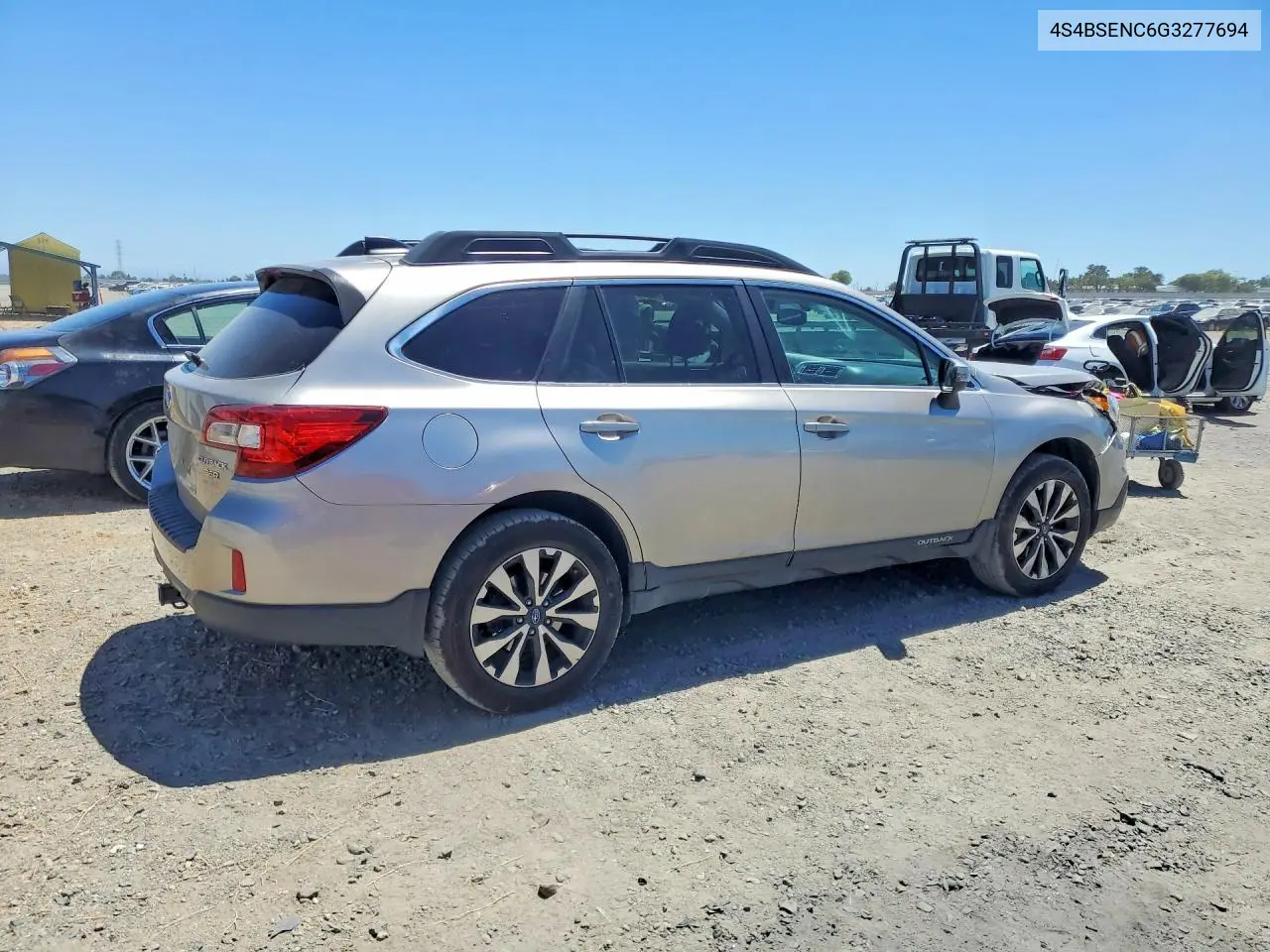 2016 Subaru Outback 3.6R Limited VIN: 4S4BSENC6G3277694 Lot: 62318566