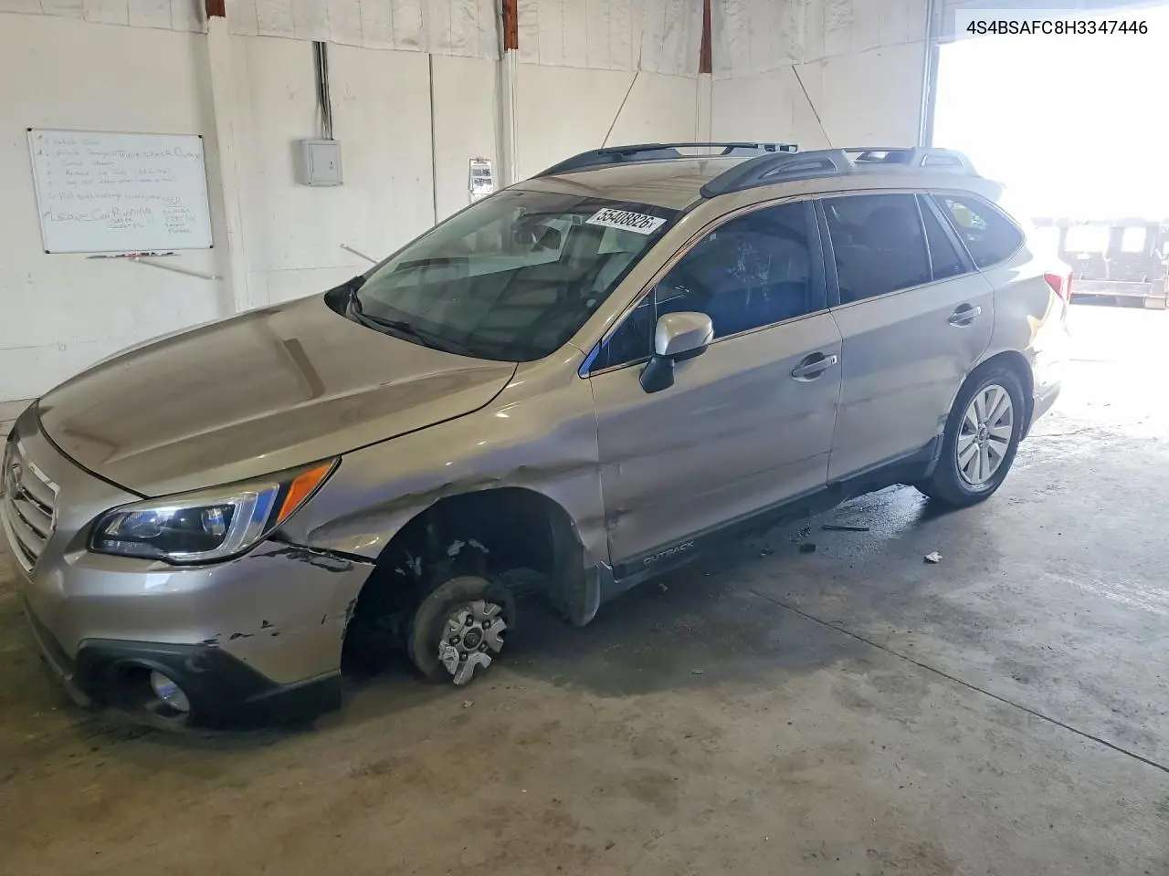 2017 Subaru Outback 2.5I Premium VIN: 4S4BSAFC8H3347446 Lot: 55408826