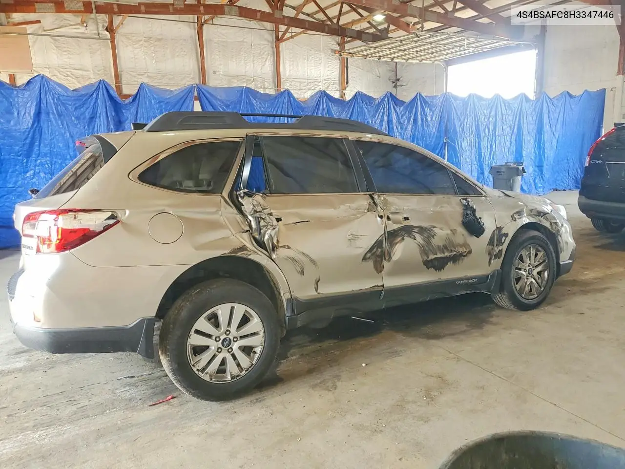 2017 Subaru Outback 2.5I Premium VIN: 4S4BSAFC8H3347446 Lot: 55408826