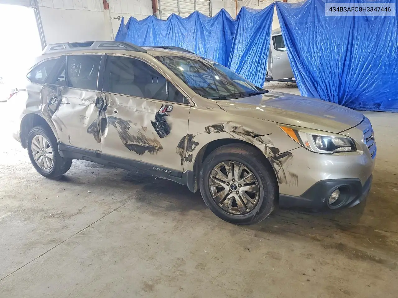 2017 Subaru Outback 2.5I Premium VIN: 4S4BSAFC8H3347446 Lot: 55408826